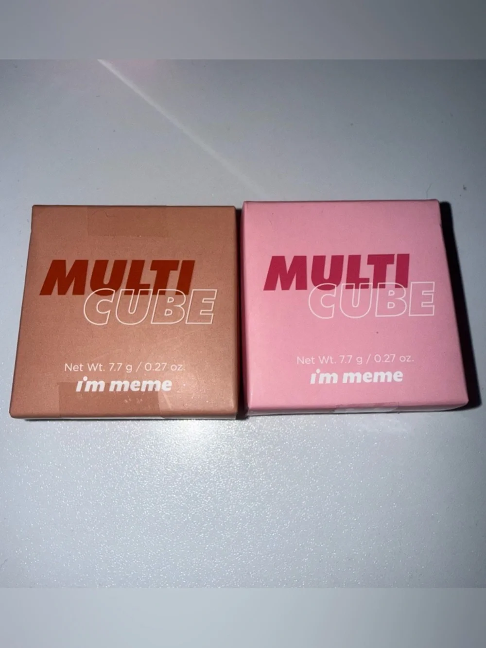 Set of 2 - I’m Meme Multi Cube Eyeshadow & Blush in Baked Ginger & Sweet Pink